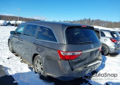 2012 Honda Odyssey Ex-L from USA, damaged, VIN 5FNRL5H62CB128914